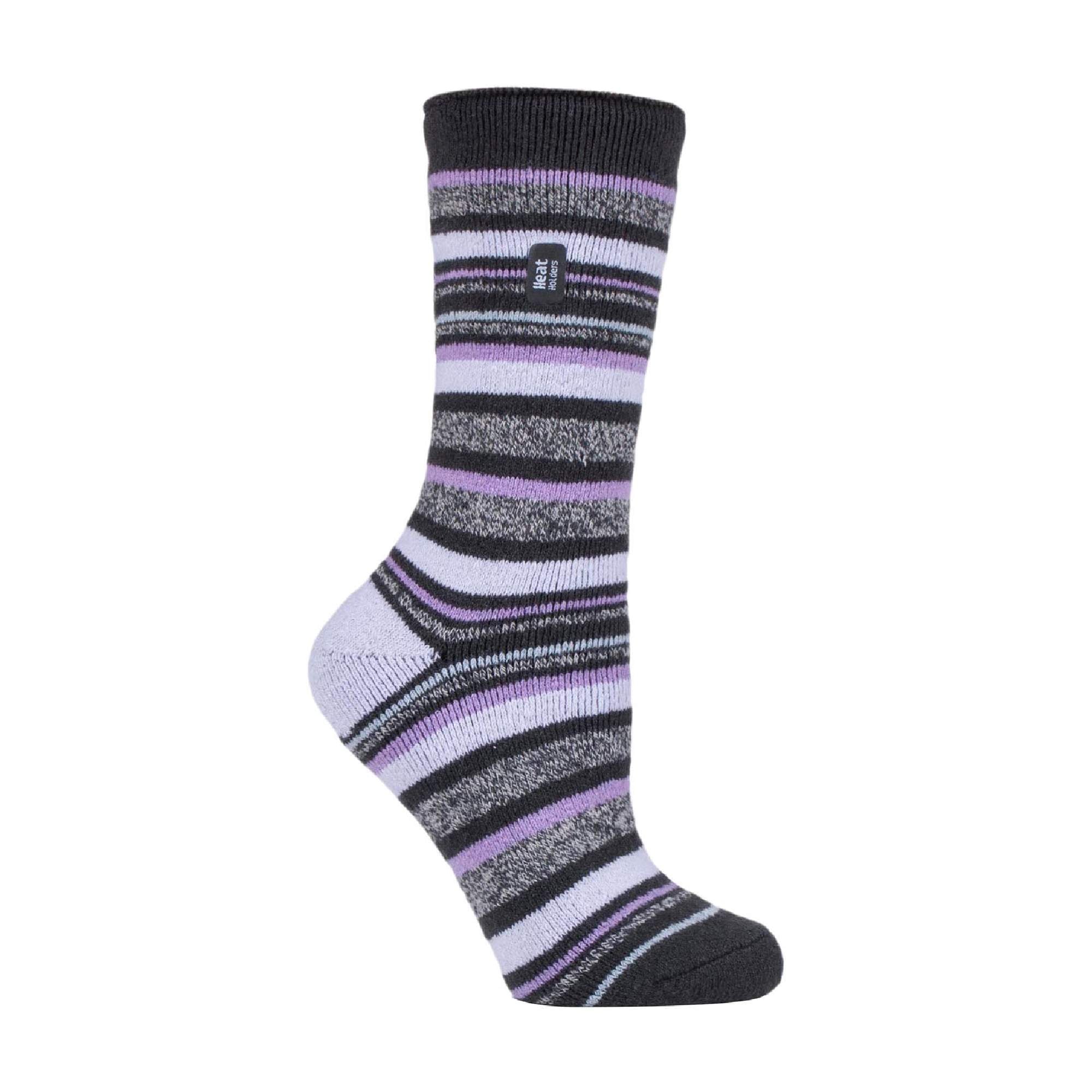 Sock Snob Womens Thin Lightweight Patterned Casual Winter Warm Thermal Socks