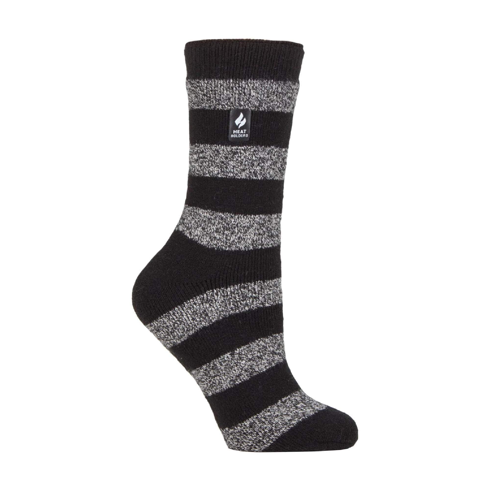 Sock Snob Womens Thin Lightweight Patterned Casual Winter Warm Thermal Socks