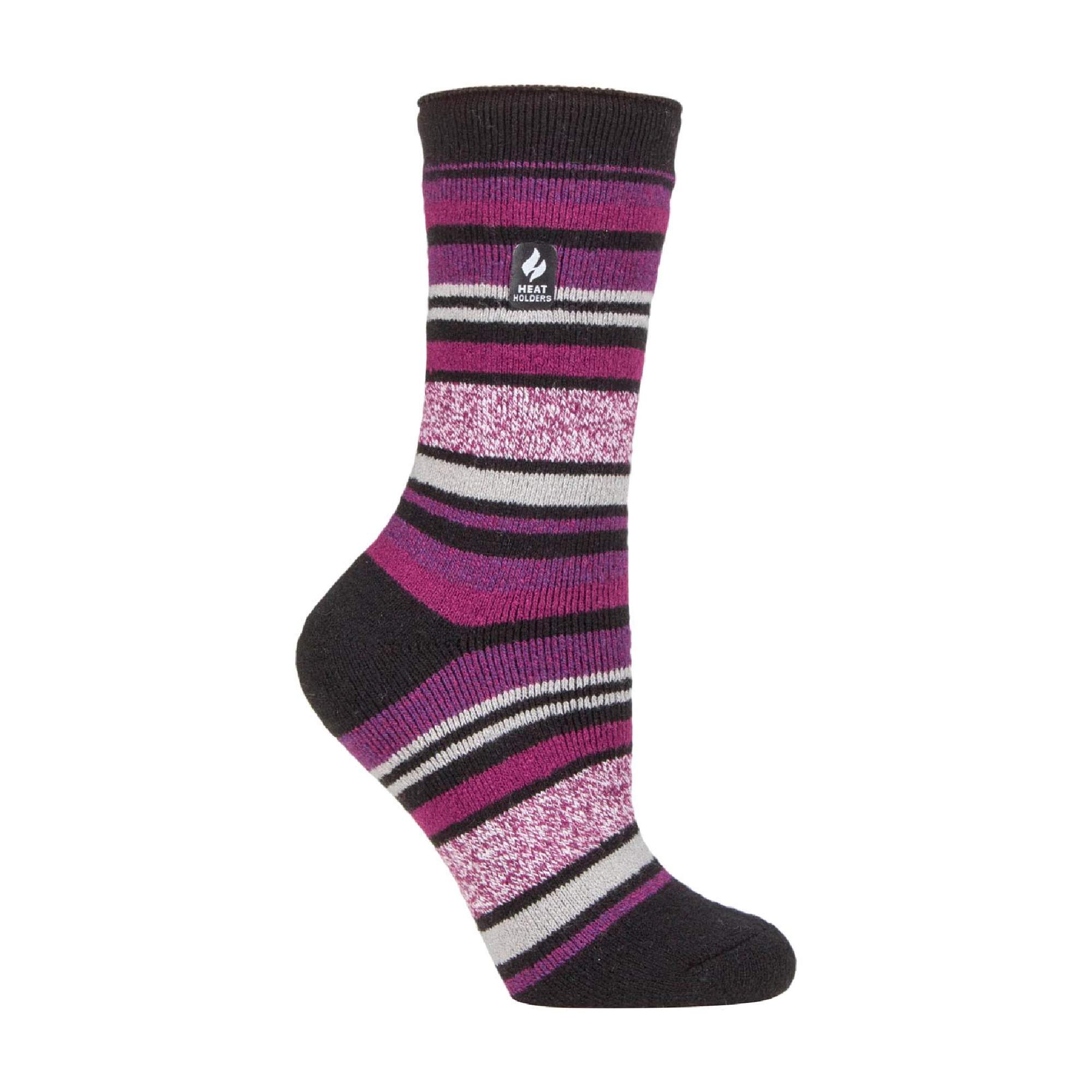 Sock Snob Womens Thin Lightweight Patterned Casual Winter Warm Thermal Socks