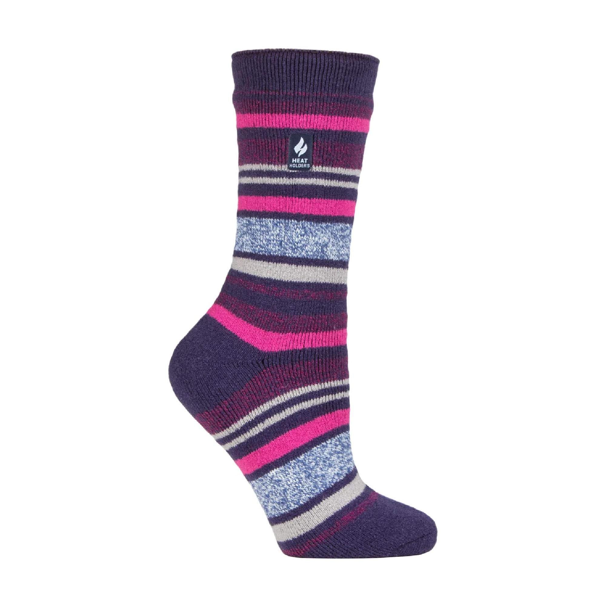 Sock Snob Womens Thin Lightweight Patterned Casual Winter Warm Thermal Socks