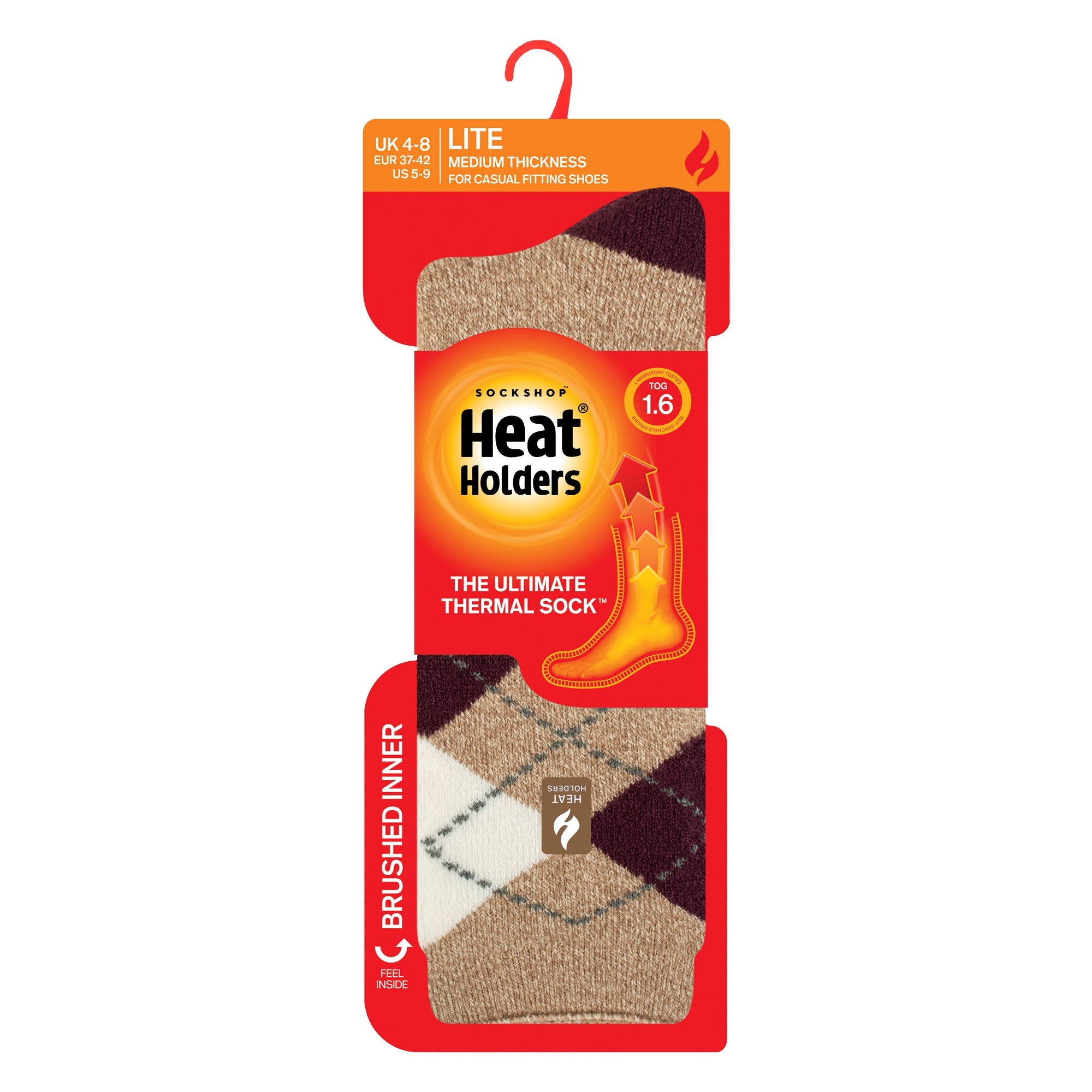 Heat Holders Lite Womens Thermal Lite Patterned Socks for Winter