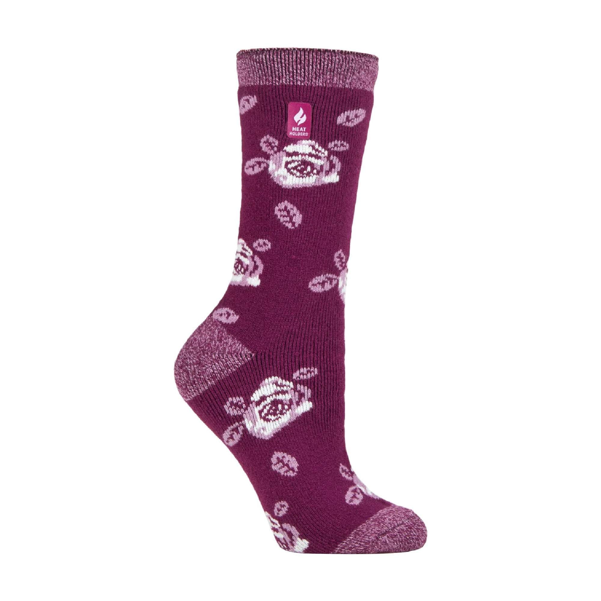 Sock Snob Womens Thin Lightweight Patterned Casual Winter Warm Thermal Socks