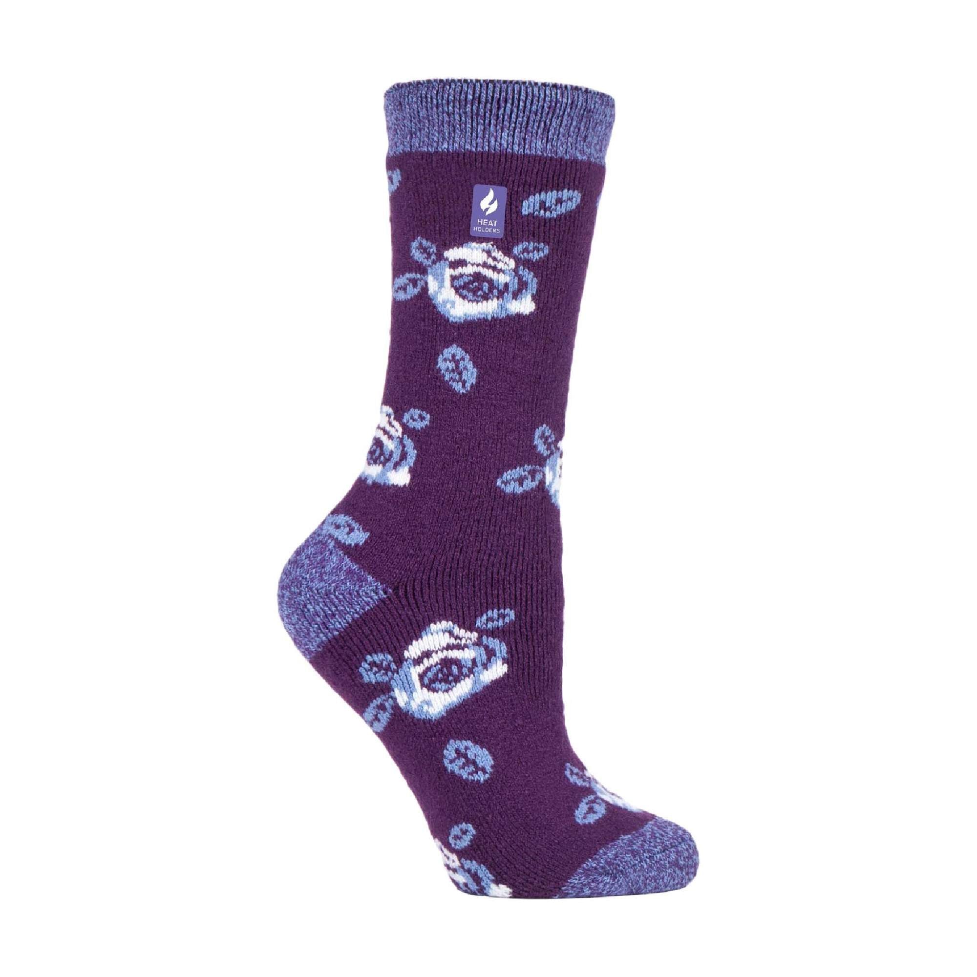 Sock Snob Womens Thin Lightweight Patterned Casual Winter Warm Thermal Socks