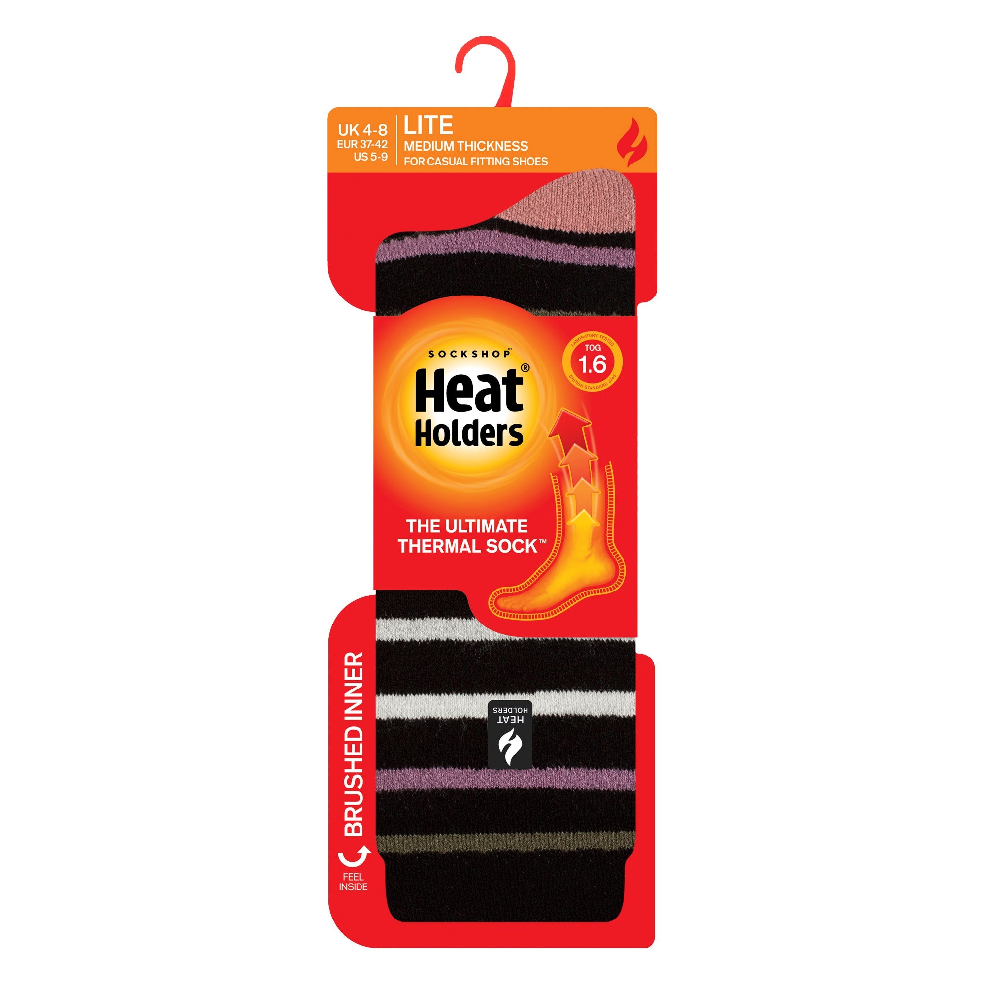 Heat Holders Lite Womens Thermal Lite Patterned Socks for Winter