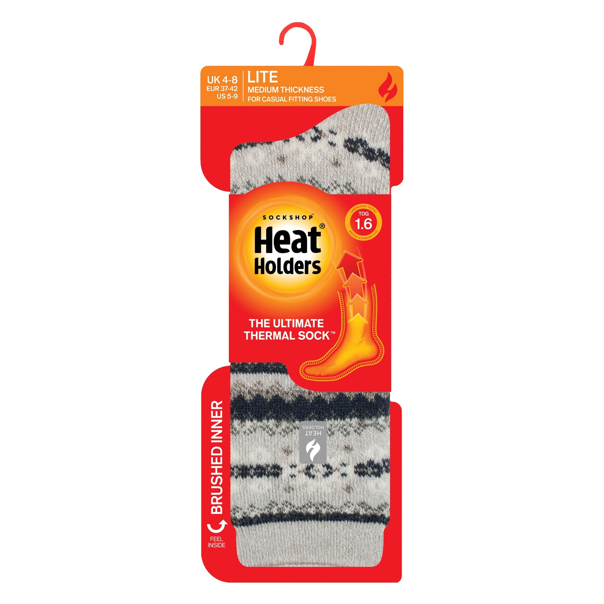 Heat Holders Lite Womens Thermal Lite Patterned Socks for Winter