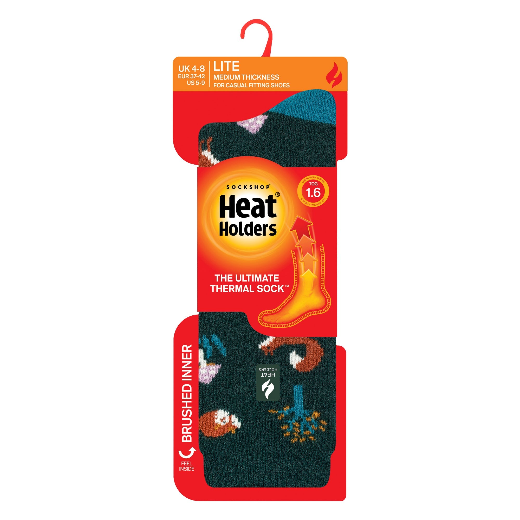 Heat Holders Lite Womens Thermal Lite Patterned Socks for Winter