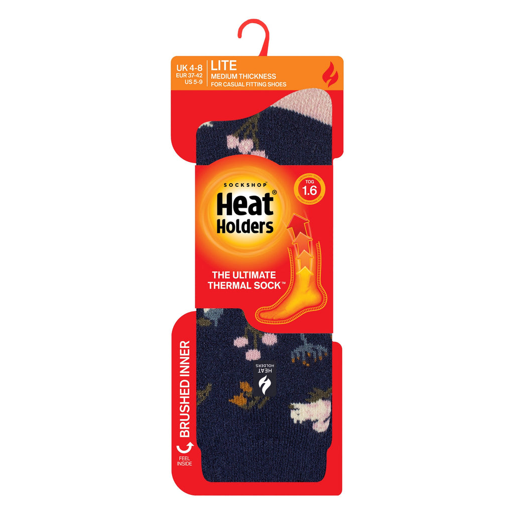 Heat Holders Lite Womens Thermal Lite Patterned Socks for Winter