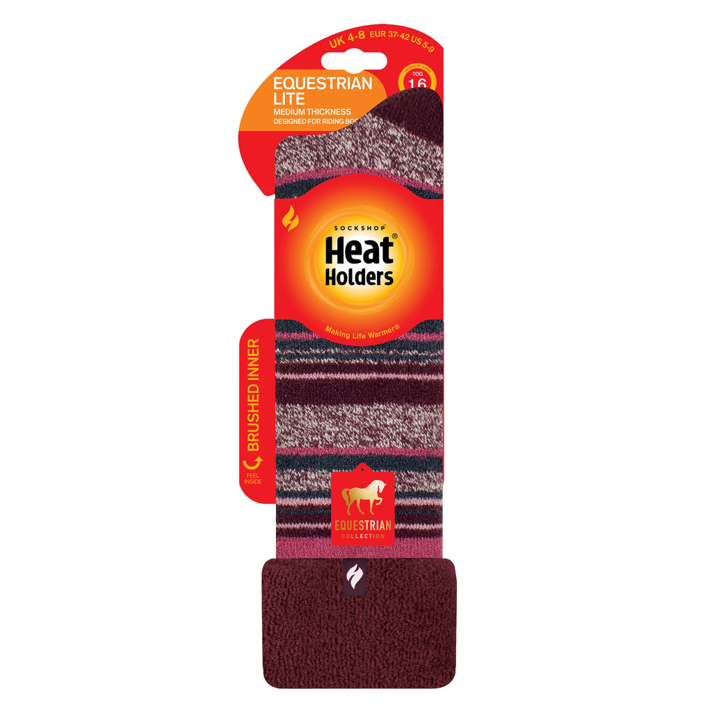 Heat Holders Lite Womens Thermal Long Wellington Boot Socks with Soft Brushed Lining