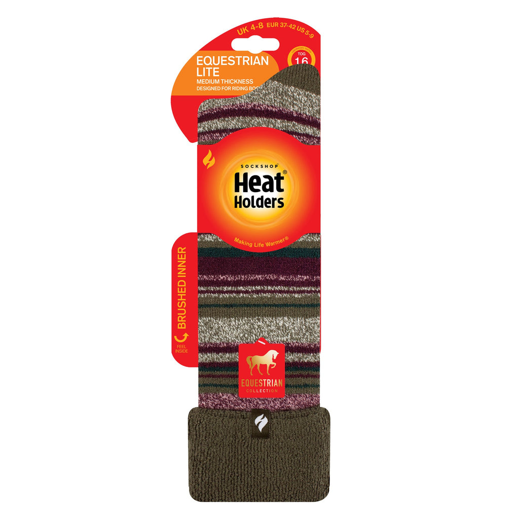 Heat Holders Lite Womens Thermal Long Wellington Boot Socks with Soft Brushed Lining