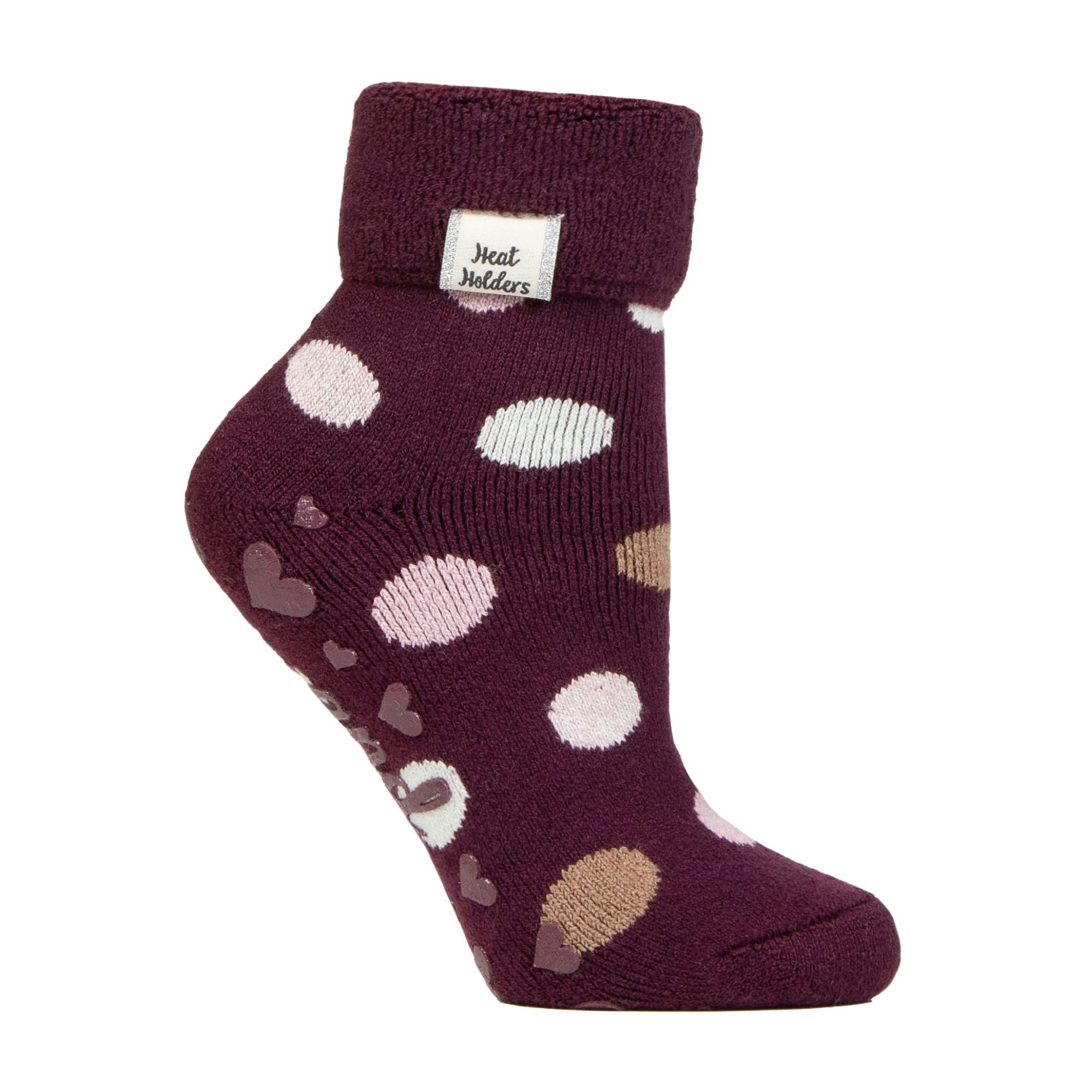 Heat Holders Cozy Turn Over Cuff Lounge Socks Warm Winter Socks for Women
