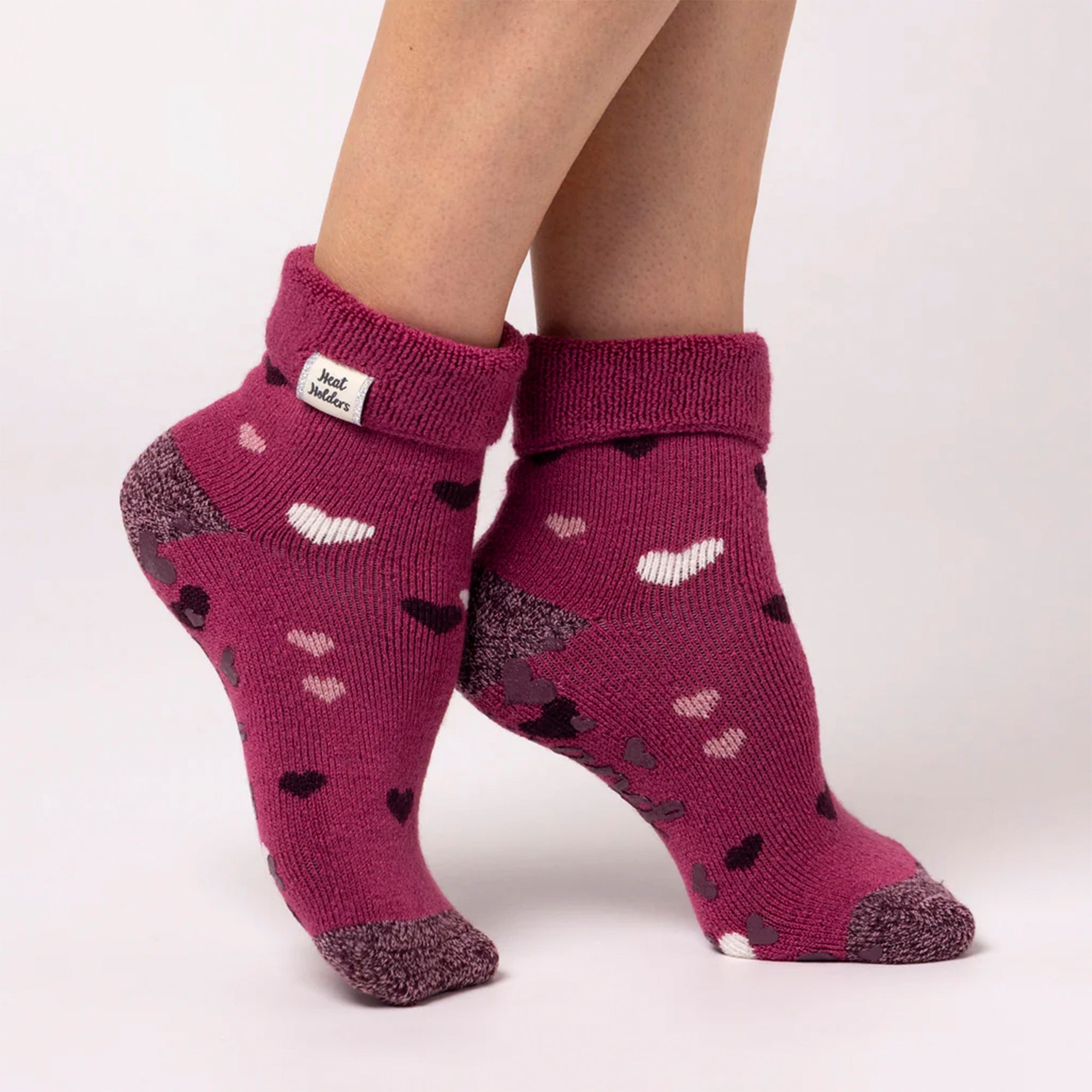 Heat Holders Cozy Turn Over Cuff Lounge Socks Warm Winter Socks for Women