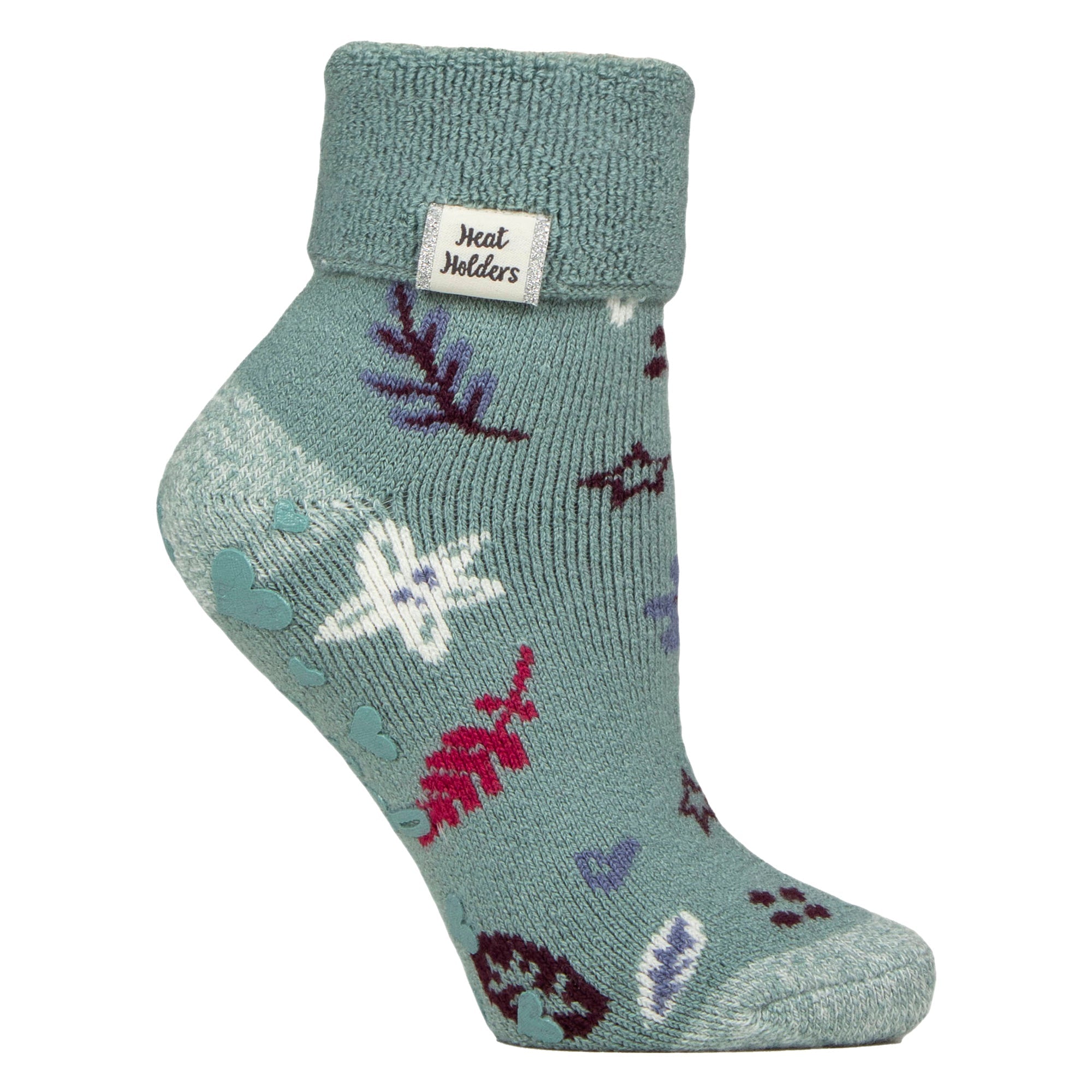Heat Holders Cozy Turn Over Cuff Lounge Socks Warm Winter Socks for Women