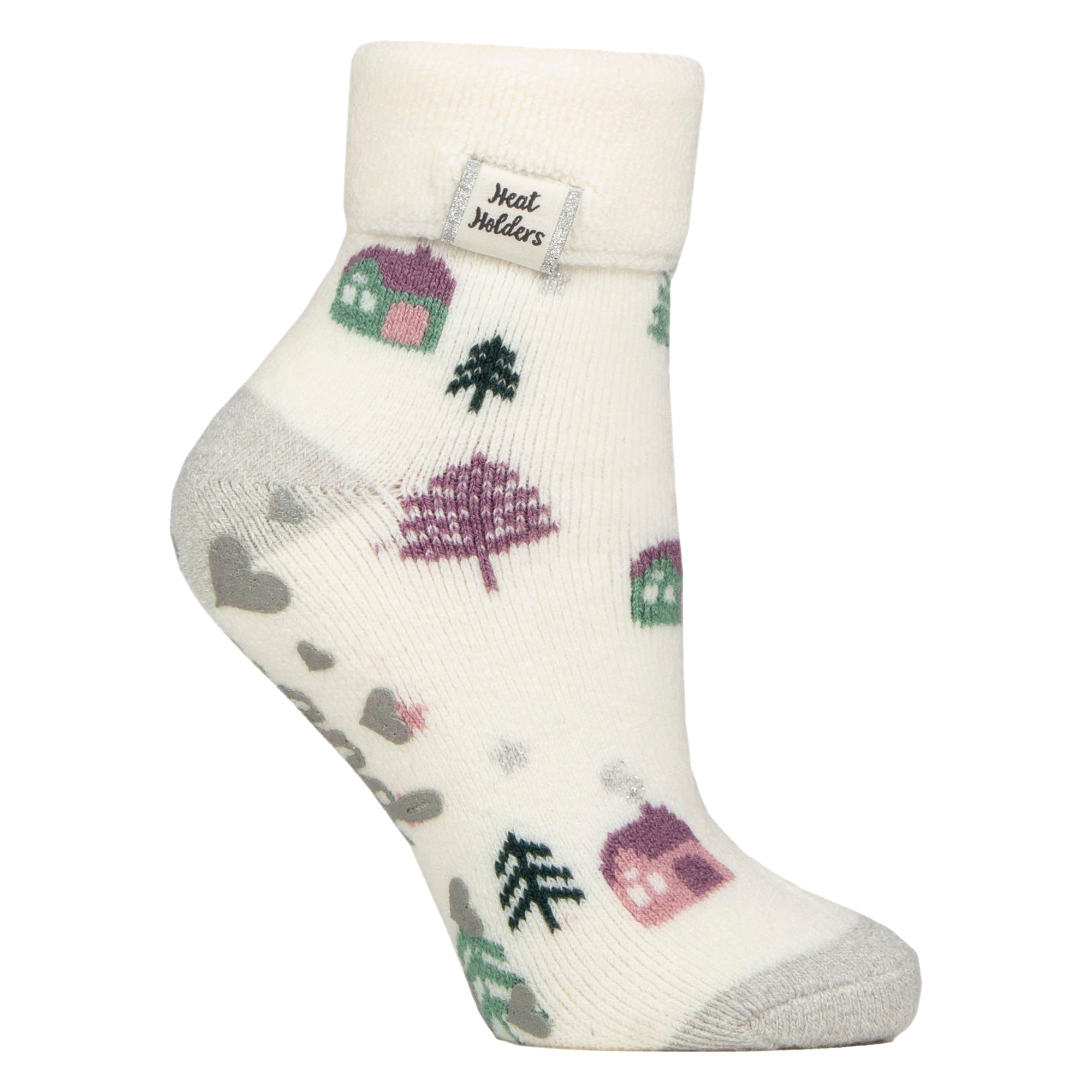 Heat Holders Cozy Turn Over Cuff Lounge Socks Warm Winter Socks for Women