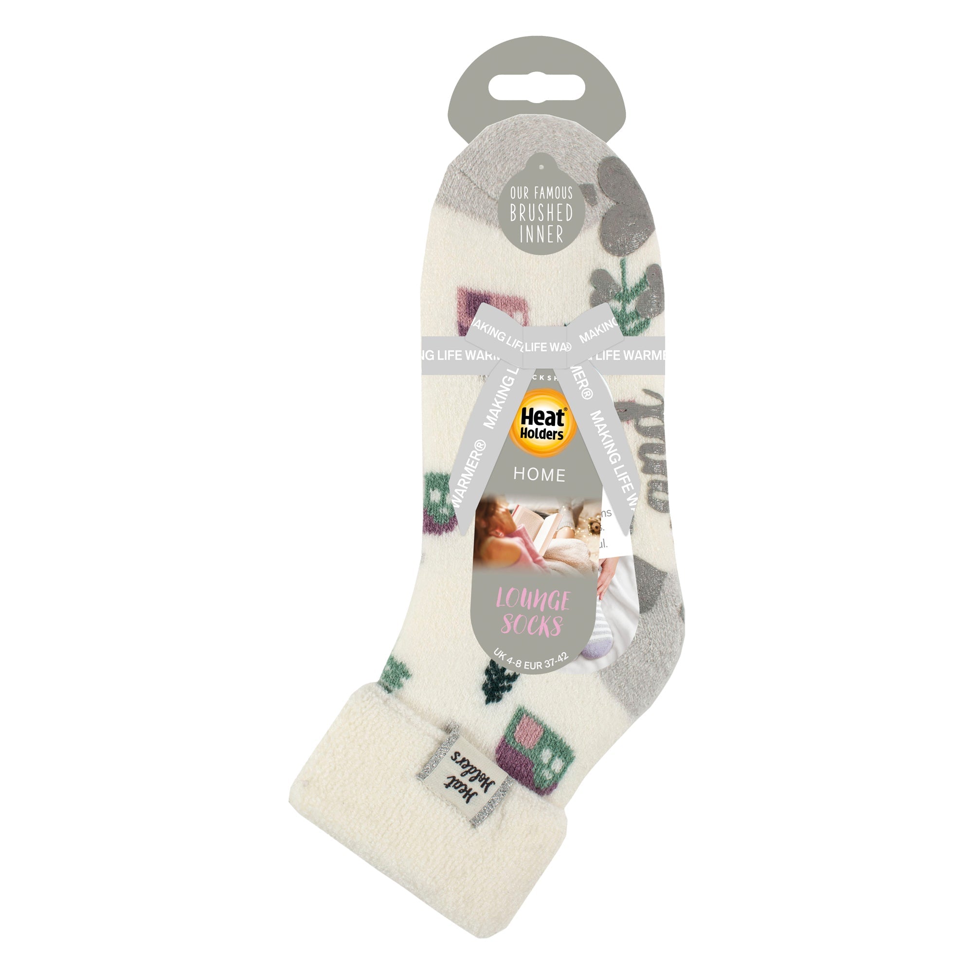 Heat Holders Cozy Turn Over Cuff Lounge Socks Warm Winter Socks for Women