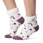 Heat Holders Cozy Turn Over Cuff Lounge Socks Warm Winter Socks for Women