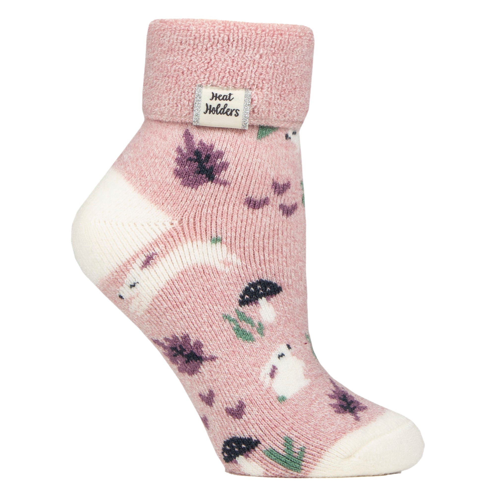 Heat Holders Cozy Turn Over Cuff Lounge Socks Warm Winter Socks for Women