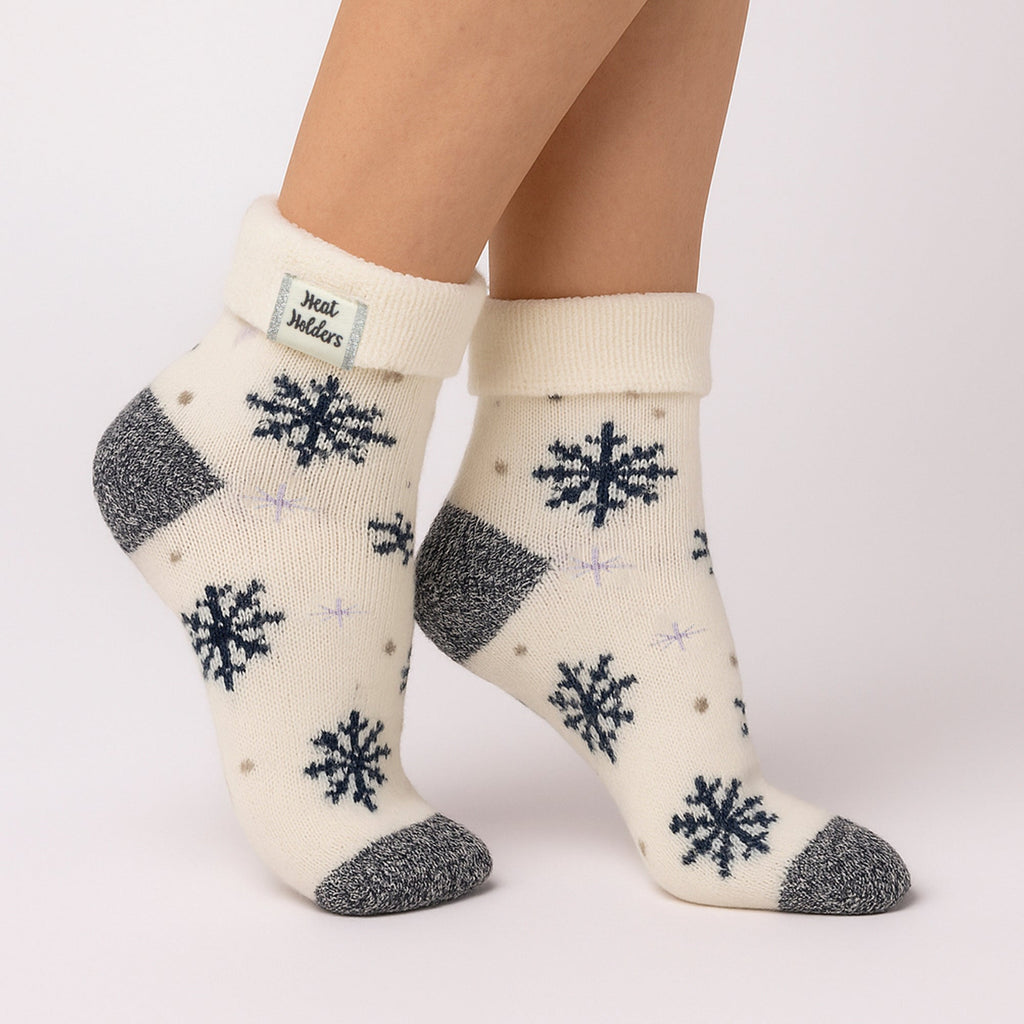 Heat Holders Cozy Turn Over Cuff Lounge Socks Warm Winter Socks for Women
