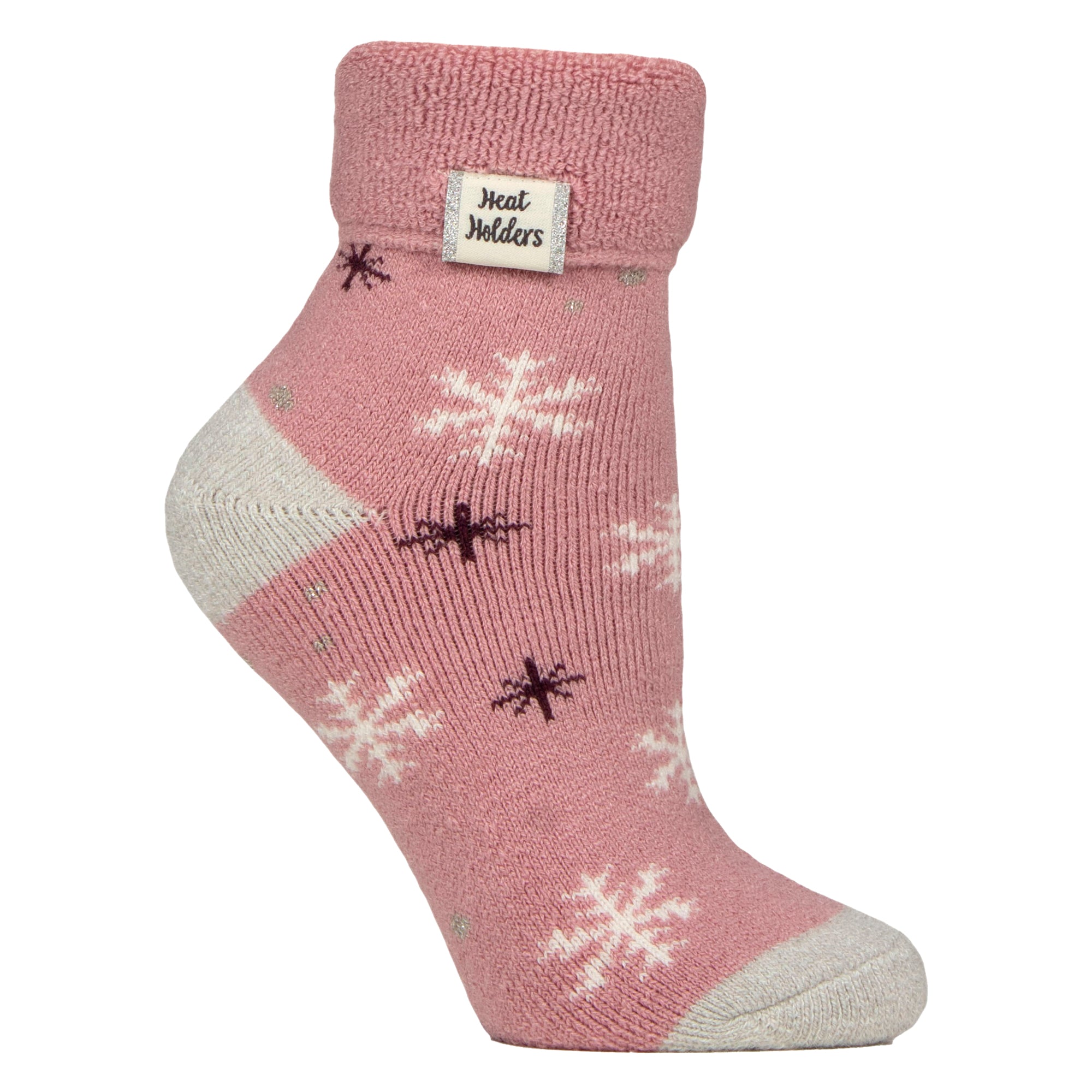 Heat Holders Cozy Turn Over Cuff Lounge Socks Warm Winter Socks for Women