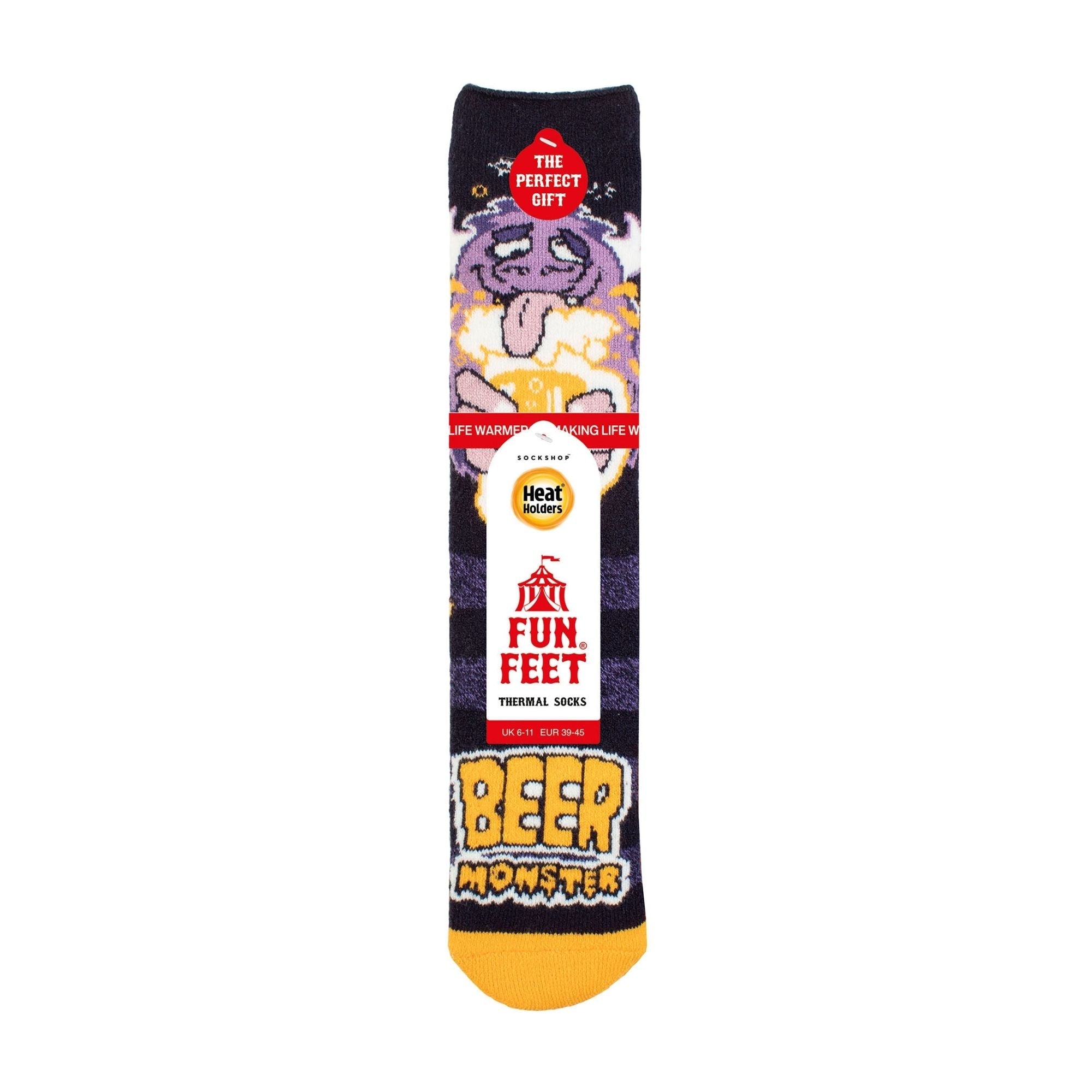 Heat Holders Mens Hobby Activity Patterned Lightweight Thermal Lite Socks