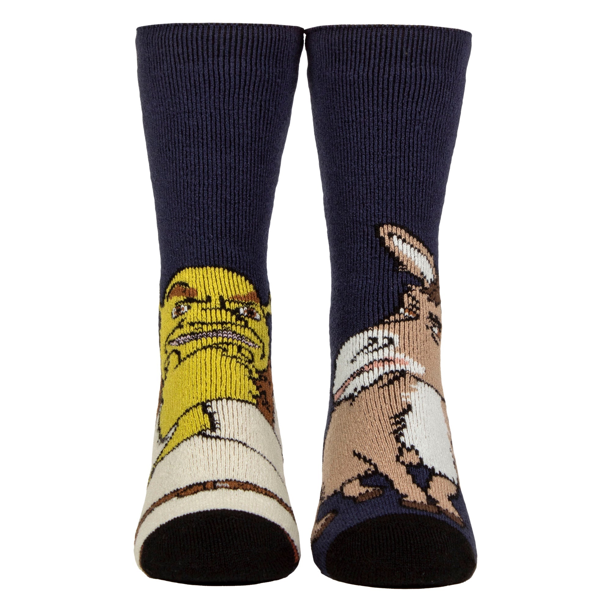 Heat Holders Lite Mens Thermal Shrek Patterned Socks with Soft Brushed Lining