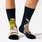 Heat Holders Lite Mens Thermal Shrek Patterned Socks with Soft Brushed Lining