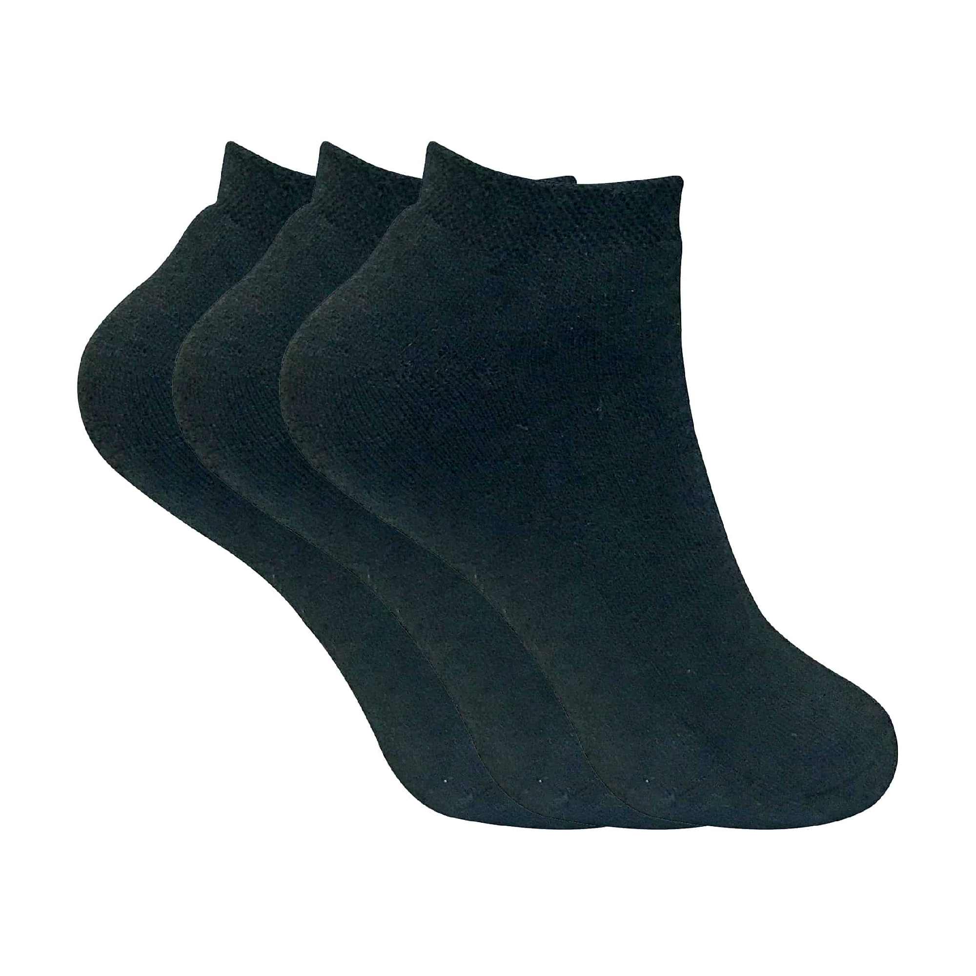 Sock Snob Womens Cushioned Low Cut Ankle Thermal Trainer Socks Multipack Options