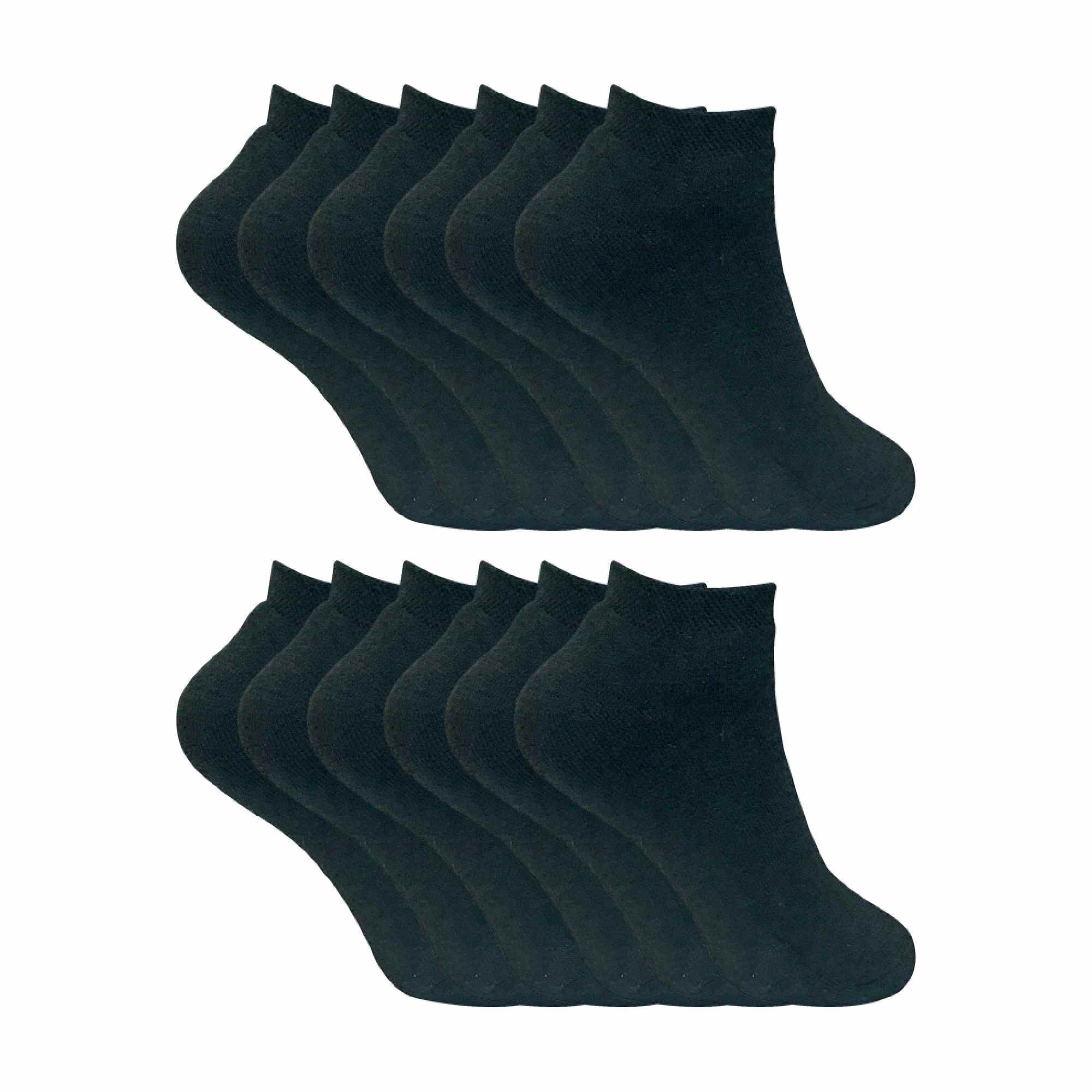 Sock Snob Womens Cushioned Low Cut Ankle Thermal Trainer Socks Multipack Options