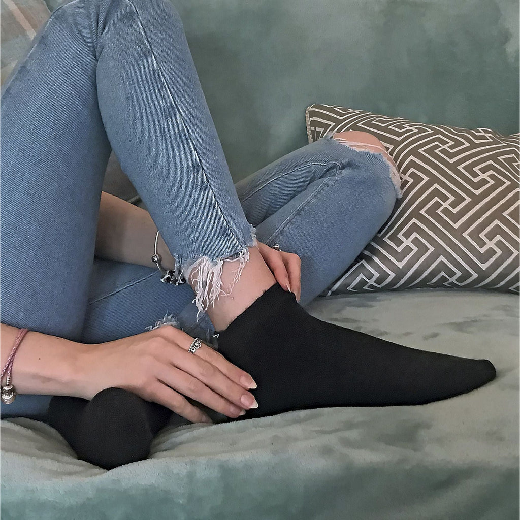 Sock Snob Womens Cushioned Low Cut Ankle Thermal Trainer Socks Multipack Options