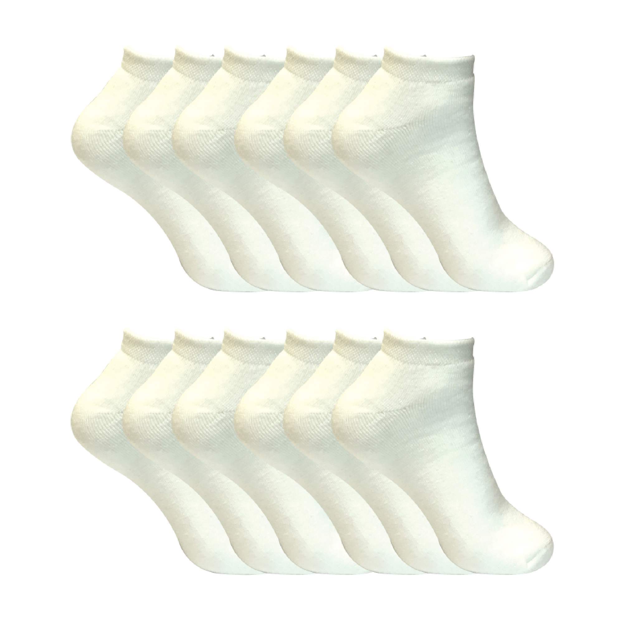Sock Snob Womens Cushioned Low Cut Ankle Thermal Trainer Socks Multipack Options