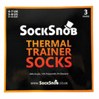 Sock Snob Womens Cushioned Low Cut Ankle Thermal Trainer Socks Multipack Options