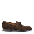 Hugs & Co Mens Brown Suede Goodyear Welted Laced Loafers