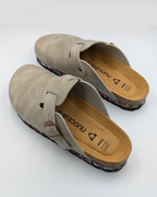 Nuoceans Stone Taupe Light Grey Vegan Clogs