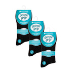 Gentle Grip 9 Pairs Non Elastic Cotton Mens Socks with Loose Top