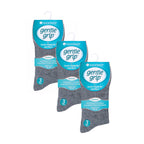 Gentle Grip 9 Pairs Non Elastic Cotton Mens Socks with Loose Top