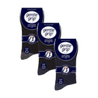 Gentle Grip 9 Pairs Non Elastic Cotton Mens Socks with Loose Top