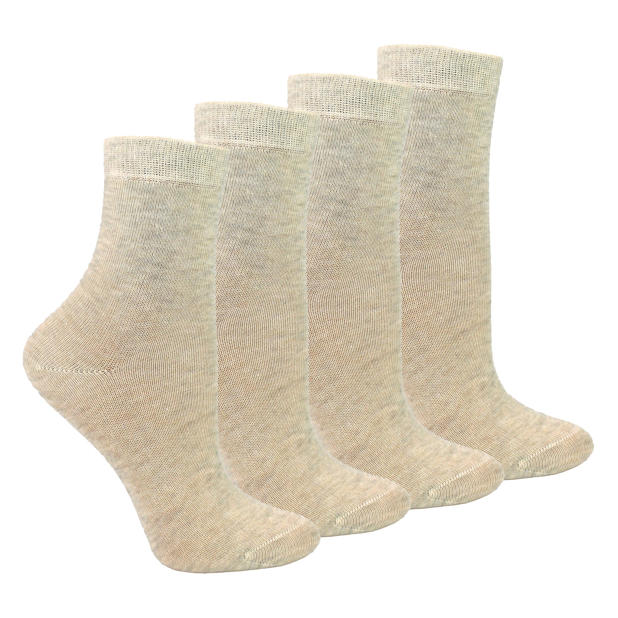 Steven 4 Pairs Childrens Organic Cotton Sensory Socks - Seamless Socks for Boys and Girls