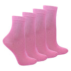 Steven 4 Pairs Childrens Organic Cotton Sensory Socks - Seamless Socks for Boys and Girls