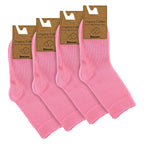 Steven 4 Pairs Childrens Organic Cotton Sensory Socks - Seamless Socks for Boys and Girls