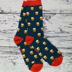 Sock Snob 1 Pack Mens Novelty Beer Patterned Bamboo Socks