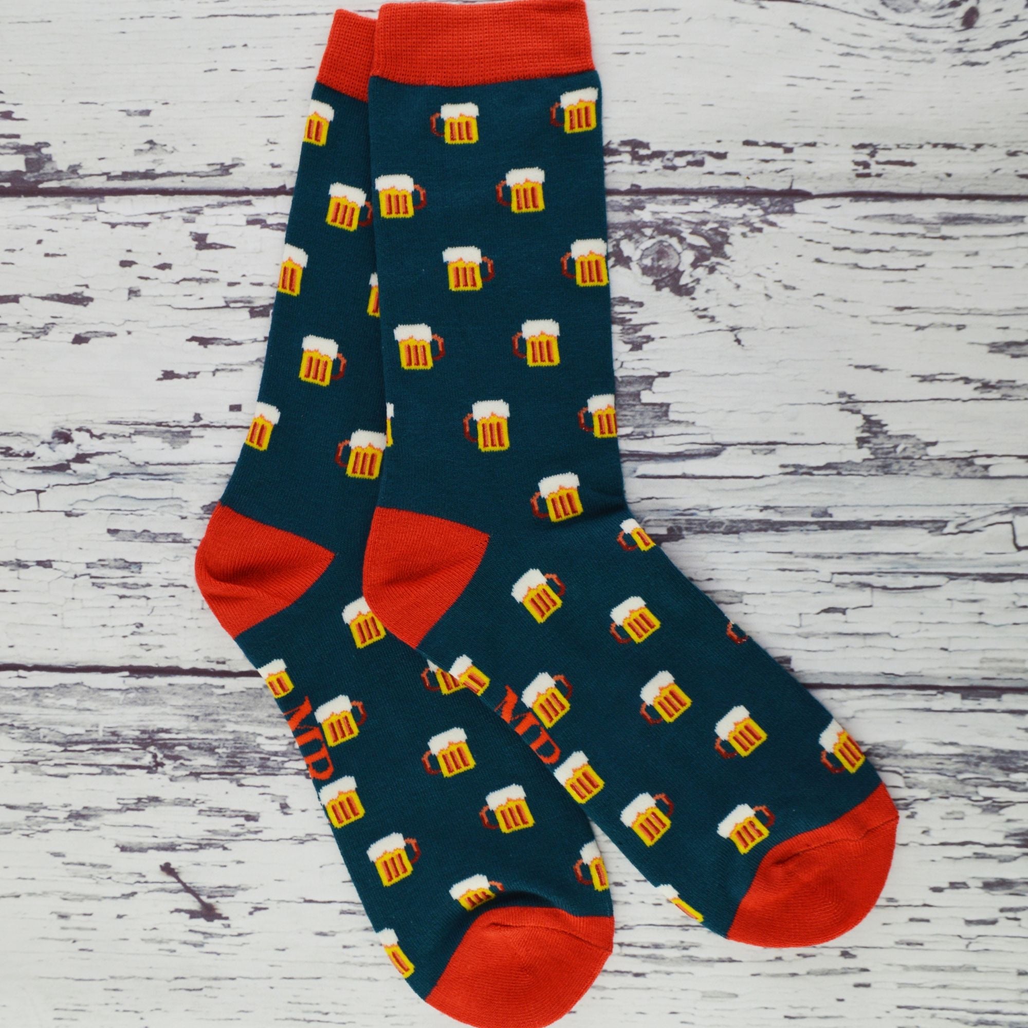 Sock Snob 1 Pack Mens Novelty Beer Patterned Bamboo Socks