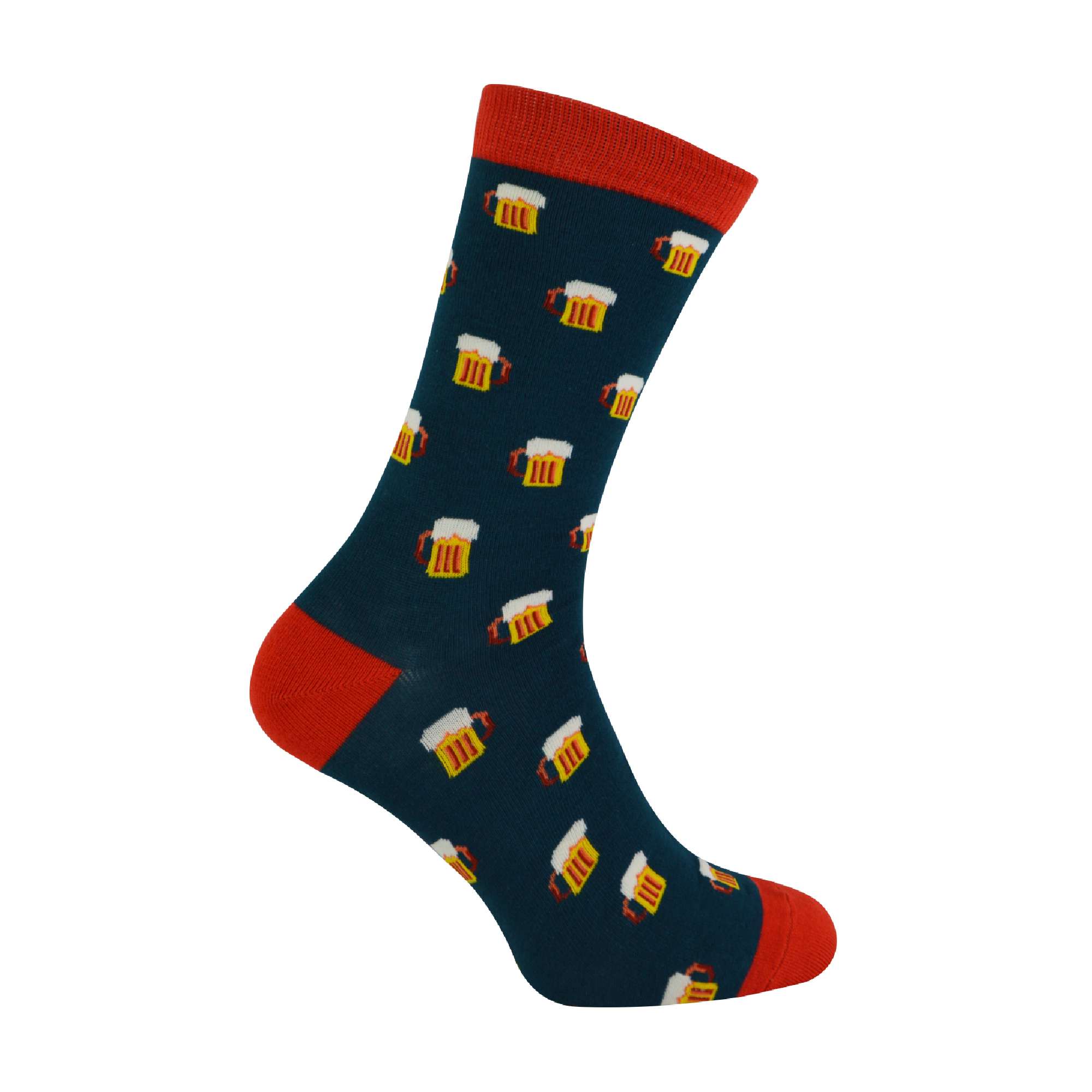 Sock Snob 1 Pack Mens Novelty Beer Patterned Bamboo Socks