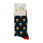 Sock Snob 1 Pack Mens Novelty Beer Patterned Bamboo Socks