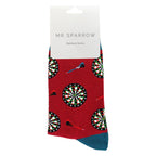Mr Sparrow Mens Novelty Darts Dart Board Socks