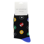 Mr Sparrow Mens Novelty Pool Balls Snooker Socks