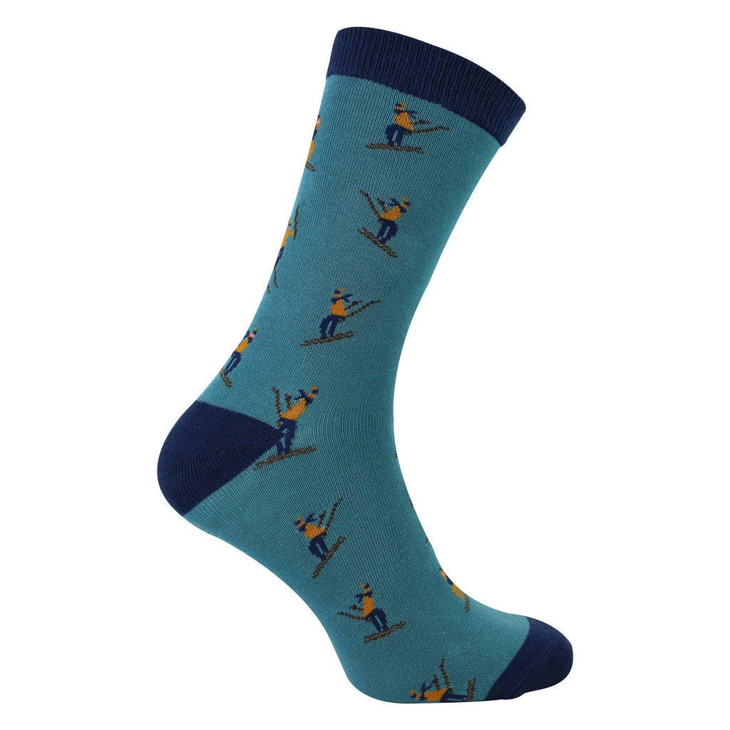 Mr Sparrow Mens Novelty Skiing Socks