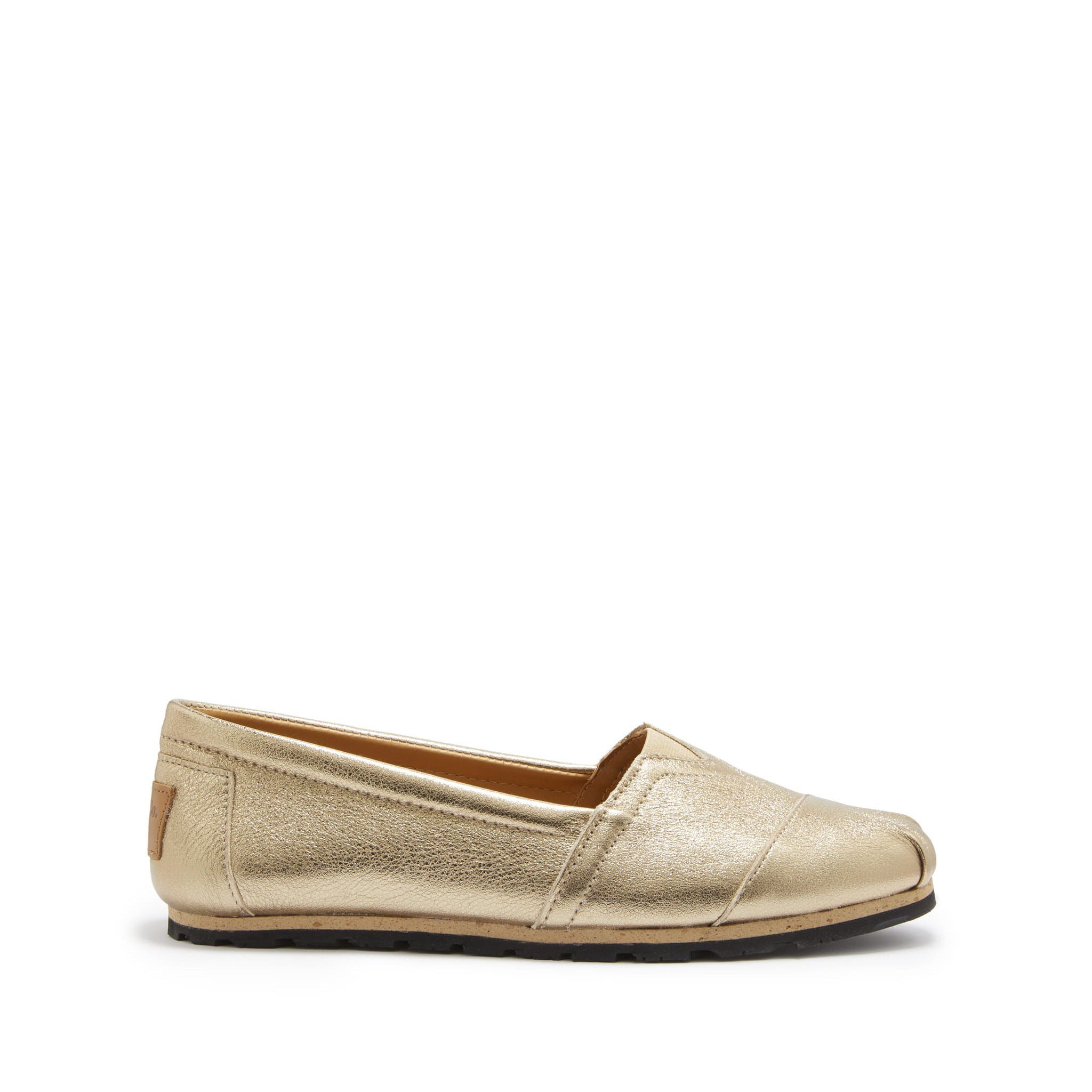 Hugs & Co Womens Chukka Espadrilles Gold Leather