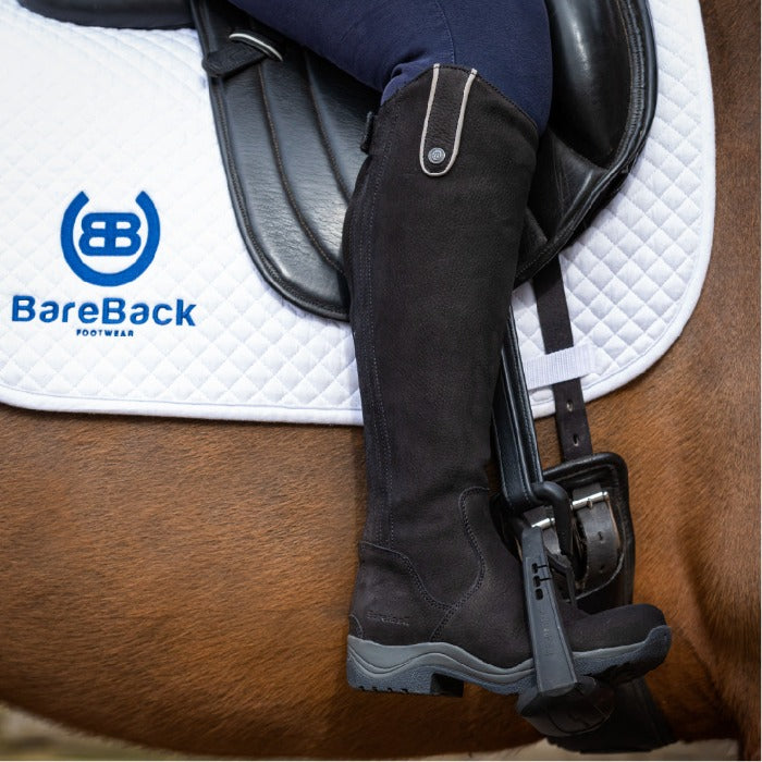 Bareback Footwear Montana Riding Boots Black Standard and Wide Calf