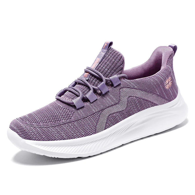 Womens Non Slip Breathable Lightweight Slip On Running Trainers