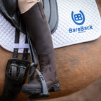 Bareback Footwear Nebraska Wool-lined Long Riding Boots Brown