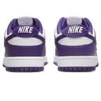 Nike Dunk Low Court Purple trainers heel view